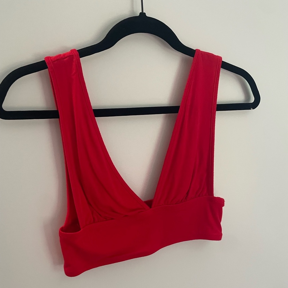 SHEIN Bold Red Top
